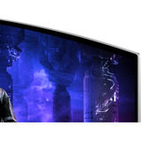 Samsung Odyssey S49DG954SU OLED G95SD, Gaming-Monitor 124 cm (49 Zoll), silber, DQHD, Curved, FreeSync Premium Pro, G-Sync kompatibel, 240Hz Panel