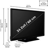 Toshiba 24WV3F63DA, LED-Fernseher 60 cm (24 Zoll), schwarz, WXGA, VIDAA-Betriebssystem