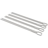 Broil King Narrow Doppelspieß-Set, 4-teilig edelstahl, für das Narrow Spießgestell