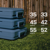 Coleman Snap'N Go 55QT, Kühlbox blau