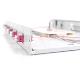Digitus LWL Spleißbox, 1HE, bestückt, LC, OM4 grau