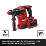 EINHELL SDS-plus Meißel-Satz 250mm, 4-teilig 