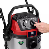 EINHELL TE-VC 4090 SACL, Nass-/Trockensauger silber/rot