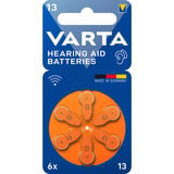 VARTA Hörgerätebatterie Hearing Aid Zinc Air 13, PR48 6 Stück, Größe 13