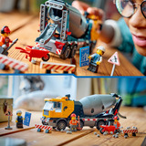 LEGO 60478 City Betonmischer, Konstruktionsspielzeug 