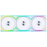 Lian Li UNI FAN SL120 Wireless, Gehäuselüfter weiß, 3er-Pack inkl. Controller, 124.5 mm