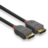 Lindy DisplayPort 1.4 Kabel, Anthra Line schwarz, 2 Meter