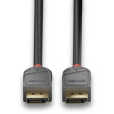 Lindy DisplayPort 1.4 Kabel, Anthra Line schwarz, 2 Meter