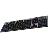 Logitech G915 X LIGHTSPEED, Gaming-Tastatur schwarz, DE-Layout, GL Clicky