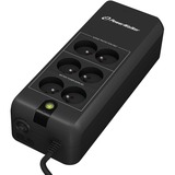 BlueWalker PowerWalker VFD 600 APFC FR, USV schwarz, Outlet: 6x Type E (French)