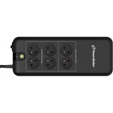 BlueWalker PowerWalker VFD 600 APFC FR, USV schwarz, Outlet: 6x Type E (French)