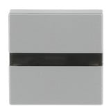 Busch-Jaeger Komfortschalter mit Orientierungslicht, Bewegungsmelder aluminium, Retail