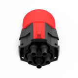 NRGkick Steckeraufsatz 32A - 5polig, max. 22kW, Adapter schwarz/rot, für NRGkick Ladeeinheit