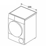 Siemens WQ46B2D41 iQ700, Wärmepumpentrockner weiß