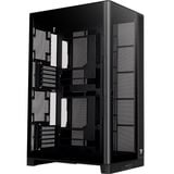 Thermaltake CAPO X Black, Big-Tower-Gehäuse schwarz, Dual System Case, Panoramaglas