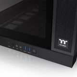 Thermaltake CAPO X Black, Big-Tower-Gehäuse schwarz, Dual System Case, Panoramaglas