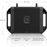 Ubiquiti Unifi Cloud Gateway Industrial schwarz, 270 W PoE Budget