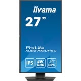 iiyama ProLite XUB2792UHSU-B6, LED-Monitor 68.5 cm (27 Zoll), schwarz (matt), UltraHD/4K, IPS, HDMI, DP, USB-C, USB-Hub