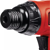 EINHELL Druckluft-Meißelhammer TC-PC 45 Set rot/schwarz, mit 4-teiligem Meißel-Set, Nadel-Entroster