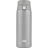 Emsa TRAVEL MUG light Thermobecher 0,4 Liter silber, Flip-Deckel
