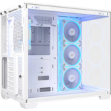 ASUS A32 PLUS ARGB , Tower-Gehäuse weiß, Tempered Glass x 2