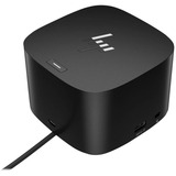 HP Thunderbolt Dock G4 120 W Generalüberholt, Dockingstation schwarz, 120 Watt, USB-C, DisplayPort, HDMI