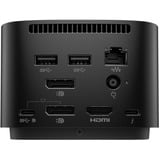 HP Thunderbolt Dock G4 120 W Generalüberholt, Dockingstation schwarz, 120 Watt, USB-C, DisplayPort, HDMI
