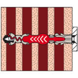 fischer Dübel DuoPower 6x50 hellgrau/rot, 1.500 Stück, Eimer
