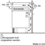 Bosch PXX645HC1E Serie 6, Autarkes Kochfeld schwarz/edelstahl, 60 cm