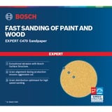Bosch Professional Expert C470 Schleifblatt, Ø 125mm, K180 ungelocht 50 Stück, für Exzenterschleifer