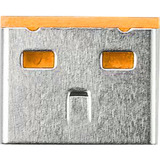 SMARTKEEPER ESSENTIAL USB-A Port Lock (UL03), Einsteckschloss Farbcode Orange, 100 Stück