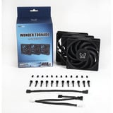 Scythe Wonder Tornado 120, Gehäuselüfter schwarz, 3er Pack, 120 mm