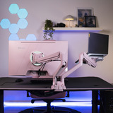 Arozzi Alzare Neo Duo, Monitorhalterung rosa
