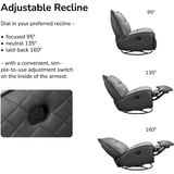 Cougar Gaming Sofa Overlord NEO, Gaming-Stuhl grau/dunkelgrau
