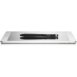 Targus Antimikrobieller 2-in-1 Stylus & Pen, Eingabestift schwarz/silber, für Smartphones und Touchscreens