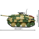 COBI Jagdpanzer 38(t) "Chwat" (Brave), Konstruktionsspielzeug Maßstab 1:28
