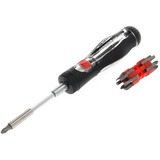 GEDORE Red Magazin-Knarrenschraubendreher 13in1, 1/4" schwarz/rot, mit 13 Bits