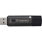 Kingston IronKey Locker+ 50 G2 64 GB, USB-Stick anthrazit, USB-A 3.2 Gen 1