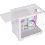 Silentware View A-RGB , Tower-Gehäuse weiß, Tempered Glass x2