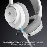 SteelSeries Arctis Nova 7X Wireless Gen 2, Gaming-Headset weiß, Bluetooth, 2.4 GHz-USB-Dongle, (optimiert für Xbox)