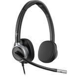 HP Poly Mission 625 kabelgebundenes Stereo-USB-Headset schwarz, USB Type-C und Type-A, Kunstleder-Ohrpolster (Oberflächenmaterial)