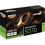 INNO3D GeForce RTX 5070 TWIN X2, Grafikkarte DLSS 5, 3x DisplayPort, 1x HDMI 2.1	