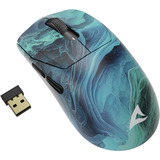 Sharkoon SKILLER SGM25W Ocean  , Gaming-Maus türkis/blau