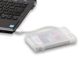 i-tec MySafe USB 3.0 Easy, Laufwerksgehäuse weiß/transparent