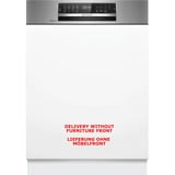 Bosch SMI6ECS12E Serie 6, Spülmaschine edelstahl (gebürstet), 60 cm, Home Connect