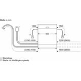 Bosch SMS6ECC12E Serie 6, Spülmaschine edelstahl (dunkel), 60 cm, Home Connect