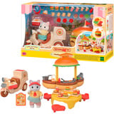 EPOCH Sylvanian Families - Mobiler Hamburger Imbiss mit Figur, Konstruktionsspielzeug 