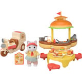 EPOCH Sylvanian Families - Mobiler Hamburger Imbiss mit Figur, Konstruktionsspielzeug 