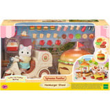 EPOCH Sylvanian Families - Mobiler Hamburger Imbiss mit Figur, Konstruktionsspielzeug 