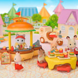 EPOCH Sylvanian Families - Mobiler Hamburger Imbiss mit Figur, Konstruktionsspielzeug 